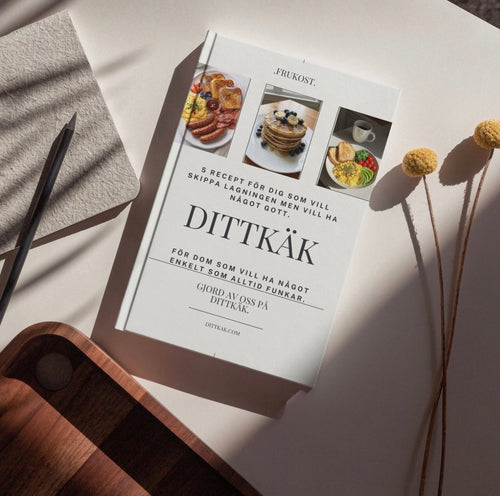 Frukost kokbok med 5 recept